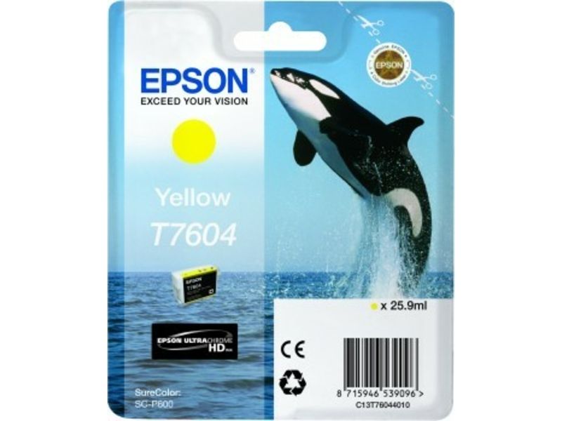 Epson T7604 (C13T76044010) Druckerpatrone Gelb