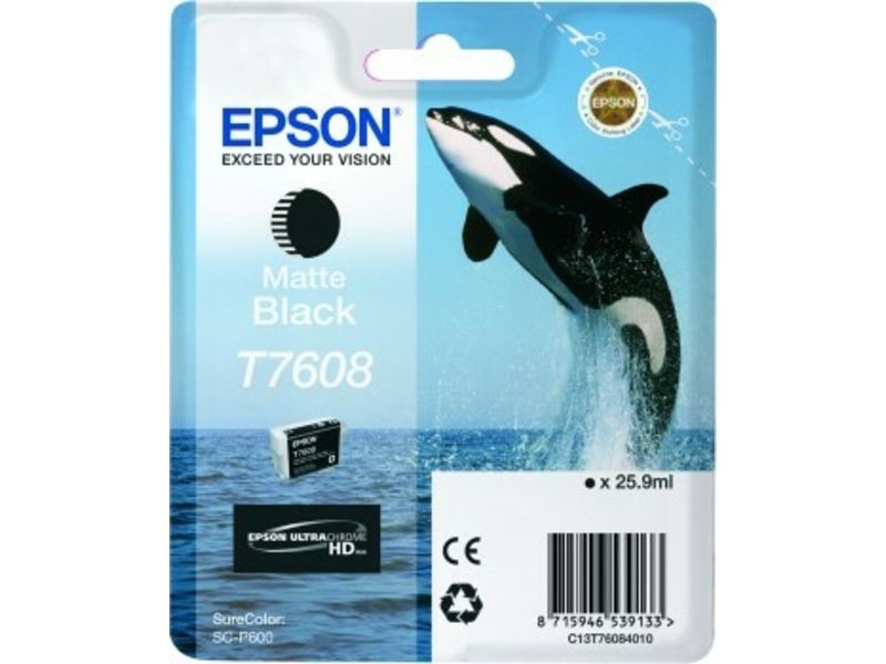 Epson T7608 (C13T76084010) Druckerpatrone Mattschwarz