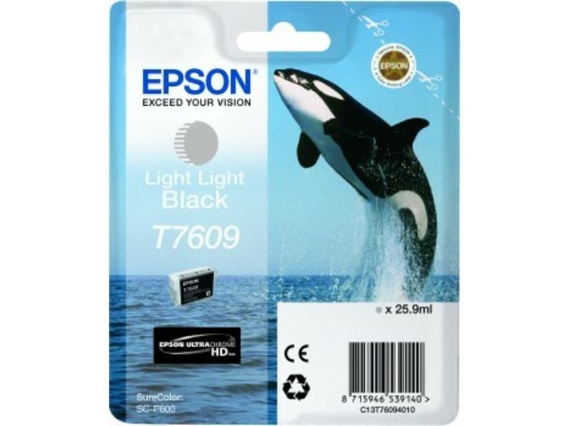 Epson T7609 (C13T76094010) Druckerpatrone Schwarz hell