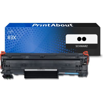 Toner kompatibel mit HP 83X (CF283XD) - 2x Schwarz - Hohe Kapazität - Multipack