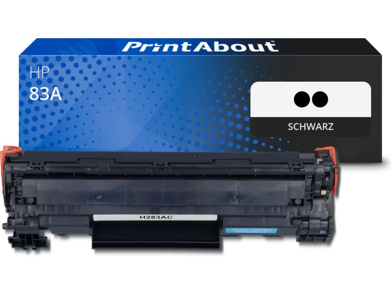 PrintAbout Toner 83A (CF283A) Schwarz Multipack für HP