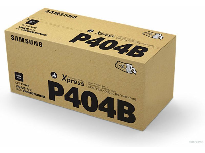 Samsung CLT-P404B (SU364A) Toner - 2x Schwarz - Multipack