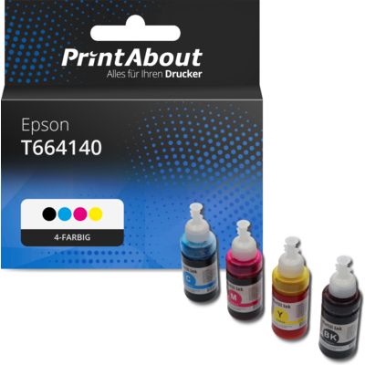 Druckerpatrone kompatibel mit Epson T664140 - 4-farbig - Multipack