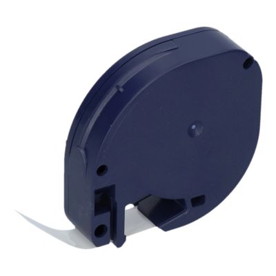 Schriftband kompatibel mit Dymo 12267 (S0721530) - (12 mm) - Schwarz auf transparent