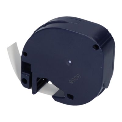 Schriftband kompatibel mit Dymo 91200 (S0721510) - (12 mm) - Schwarz auf weiß