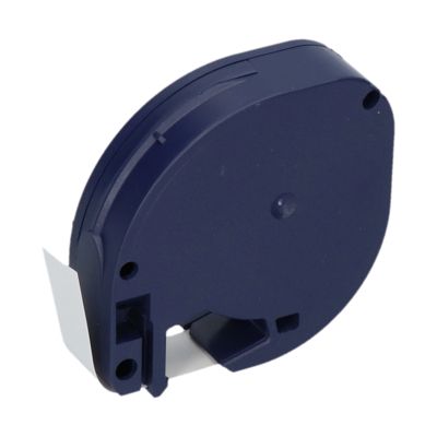 Schriftband kompatibel mit Dymo 91201 (S0721610) - (12 mm) - Schwarz auf weiß
