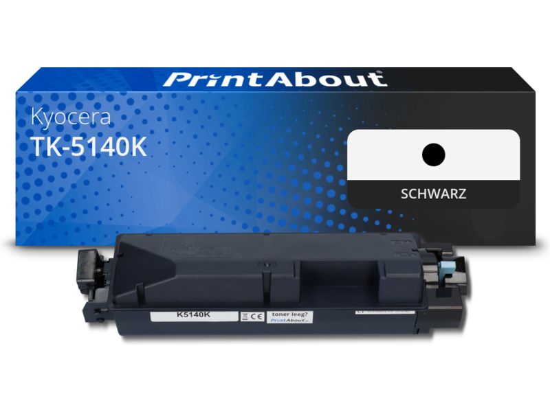 PrintAbout Toner TK-5140K Schwarz für Kyocera
