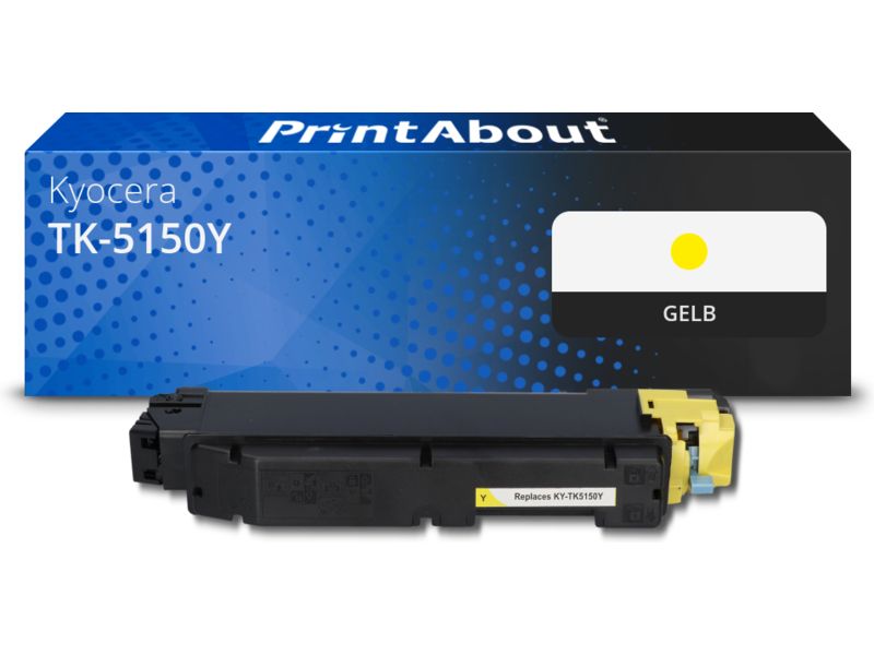 PrintAbout Toner TK-5150Y Gelb für Kyocera