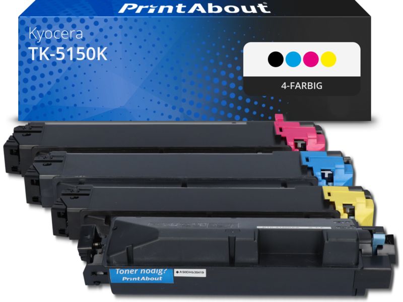 PrintAbout Toner TK-5150K 4-farbig Multipack für Kyocera