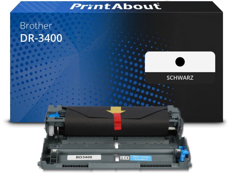 PrintAbout Trommel DR-3400 Schwarz für Brother