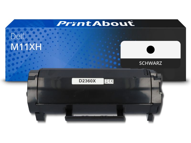 PrintAbout Toner M11XH (593-11167) Schwarz für Dell