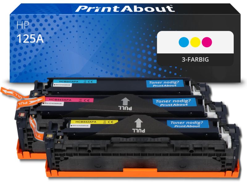 PrintAbout Toner 125A (CF373AM) 3-farbig Multipack für HP