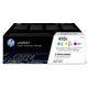 HP 410X (CF252XM) - 3-farbig - Toner - Hohe Kapazität - Multipack