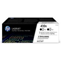 Druckerpatrone kompatibel mitHP 410X (CF410XD) Toner 2x Schwarz Hohe Kapazität - Multipack