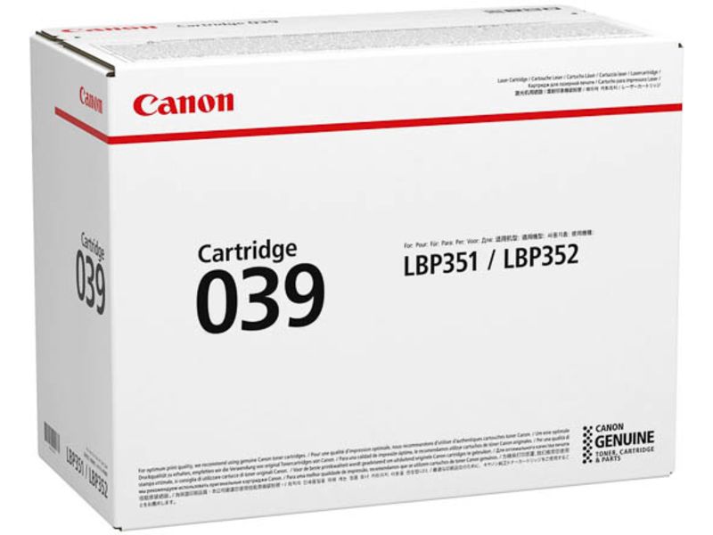 Canon 039 BK  - Schwarz - Toner