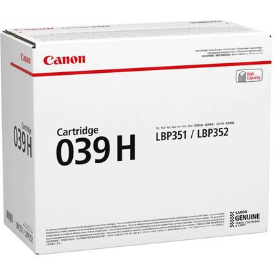 Canon 039H BK  - Schwarz - Toner - Hohe Kapazität