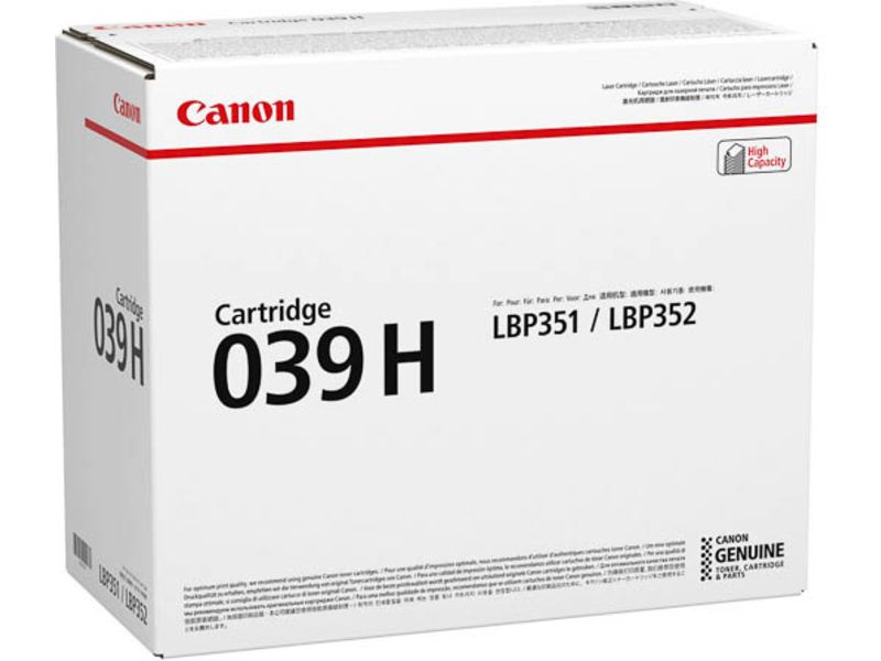 Canon 039H BK  - Schwarz - Toner - Hohe Kapazität