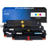 Toner kompatibel mit HP 410X (CF252XM) - 3-farbig - Hohe Kapazität - Multipack