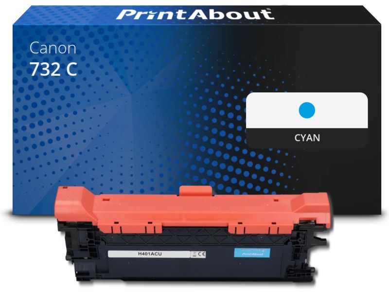 PrintAbout Toner 732 C Cyan für Canon