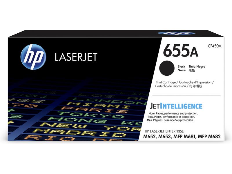 HP 655A (CF450A) - Schwarz - Toner