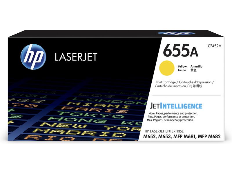HP 655A (CF452A) - Gelb - Toner