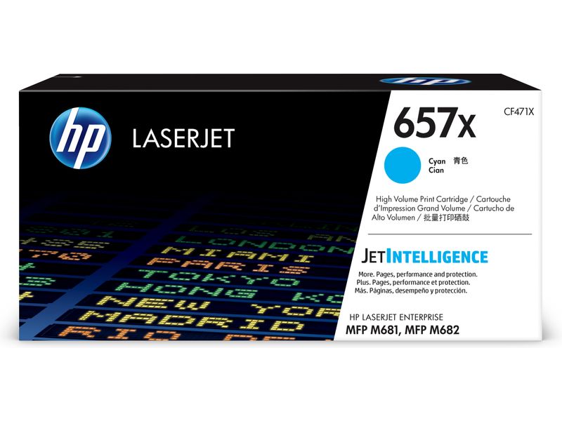 HP 657X (CF471X) - Cyan - Toner - Hohe Kapazität