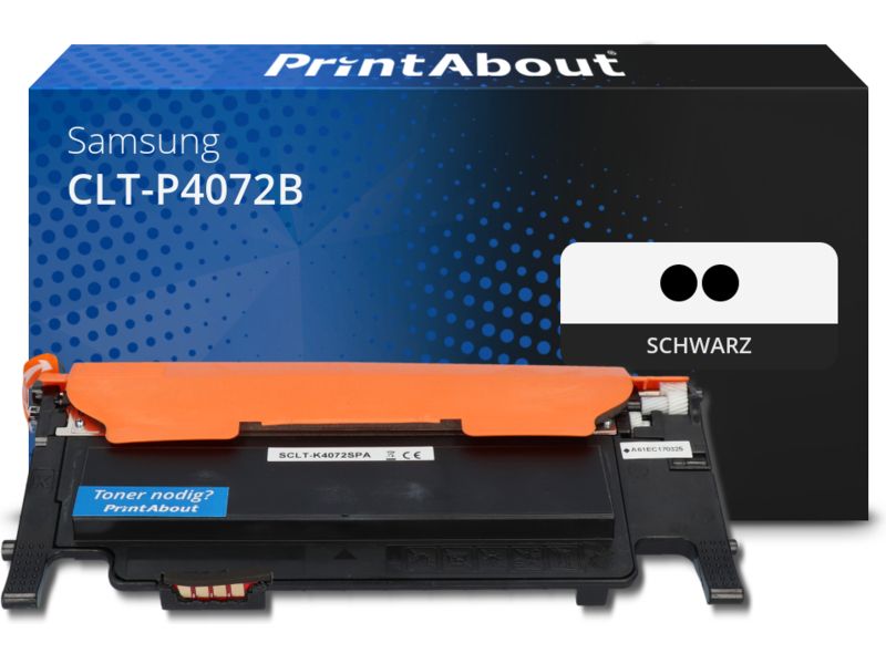 PrintAbout Toner CLT-P4072B (SU381A) Schwarz Multipack für Samsung