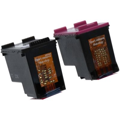 Druckerpatrone kompatibel mit HP 62XL (N9J71AE) - Schwarz + 3 Farben - Multipack