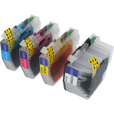Druckerpatrone kompatibel mit Brother LC-3219XLVAL - 4-farbig - Hohe Kapazität - Multipack