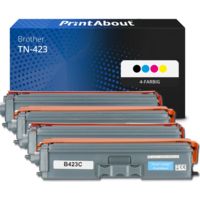 Toner kompatibel mit Brother TN-423 - 4-farbig - Hohe Kapazität - Multipack