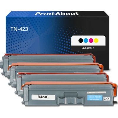 Toner kompatibel mit Brother TN-423 - 4-farbig - Hohe Kapazität - Multipack
