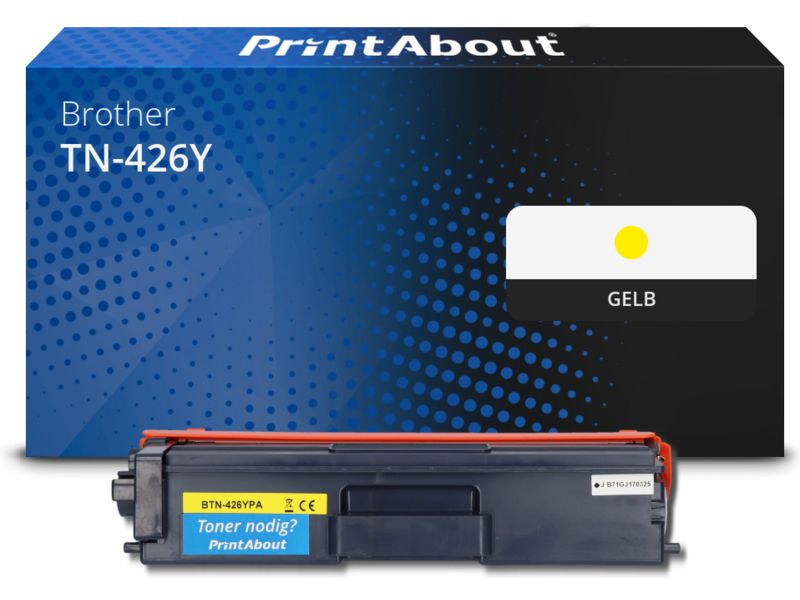 PrintAbout Toner TN-426Y Gelb Extra hohe Kapazität für Brother