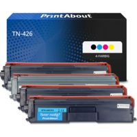 Toner kompatibel mit Brother TN-426 - 4-farbig - Extra hohe Kapazität - Multipack
