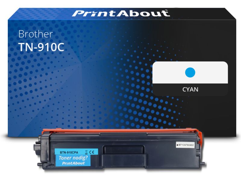 PrintAbout Toner TN-910C Cyan Extra hohe Kapazität für Brother