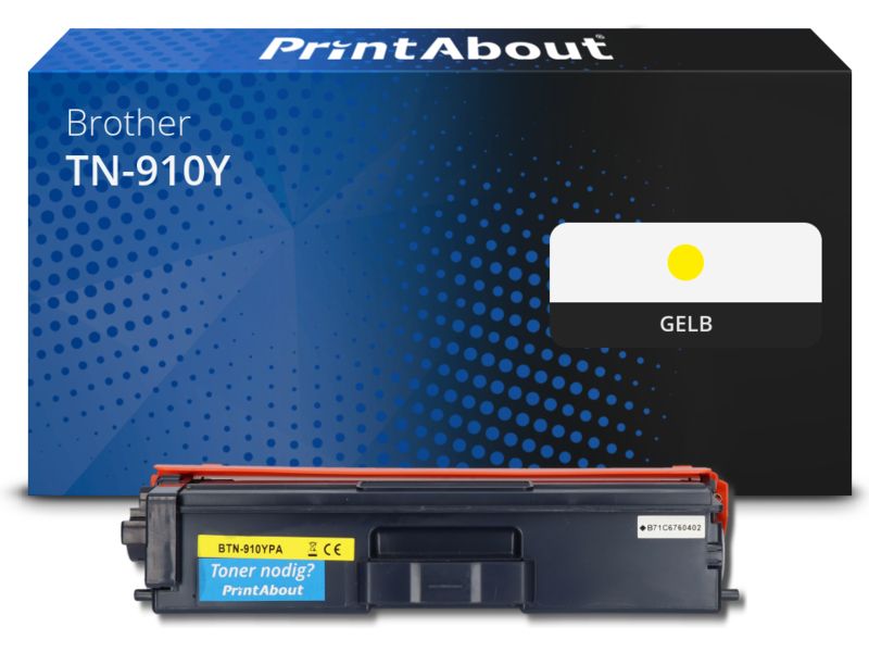 PrintAbout Toner TN-910Y Gelb Extra hohe Kapazität für Brother