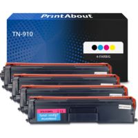 Toner kompatibel mit Brother TN-910 - 4-farbig - Extra hohe Kapazität - Multipack