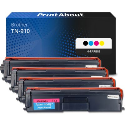 Toner kompatibel mit Brother TN-910 - 4-farbig - Extra hohe Kapazität - Multipack