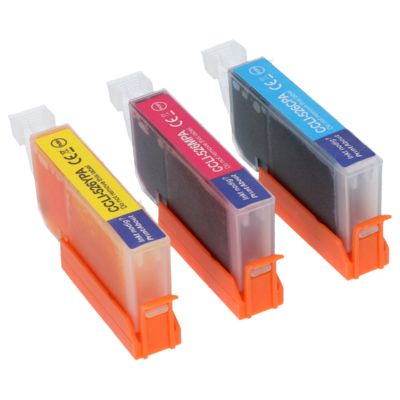 Druckerpatrone kompatibel mit Canon CLI-526C/M/Y - 3-farbig - Multipack