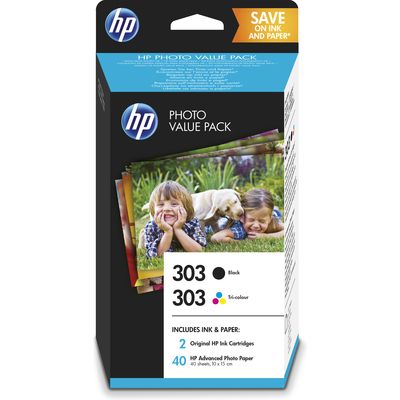 HP 303 (Z4B62EE) - Schwarz + 3 Farben - Druckerpatrone - Multipack