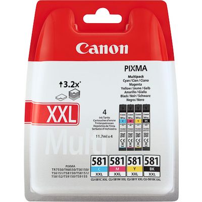 Canon CLI-581XXL C/M/Y/BK - 4-farbig - Druckerpatrone - Extra hohe Kapazität - Multipack