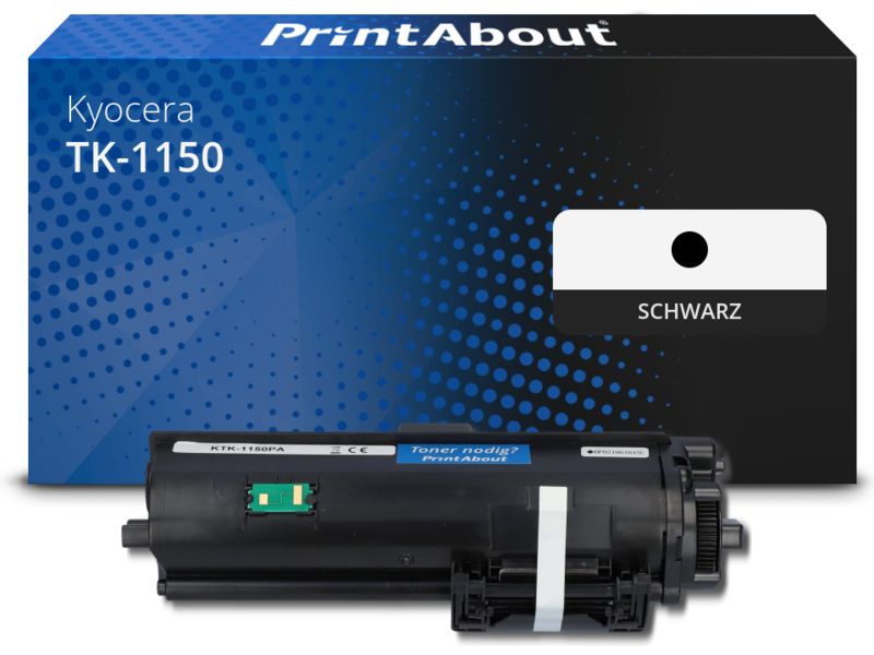 PrintAbout Toner TK-1150 Schwarz für Kyocera