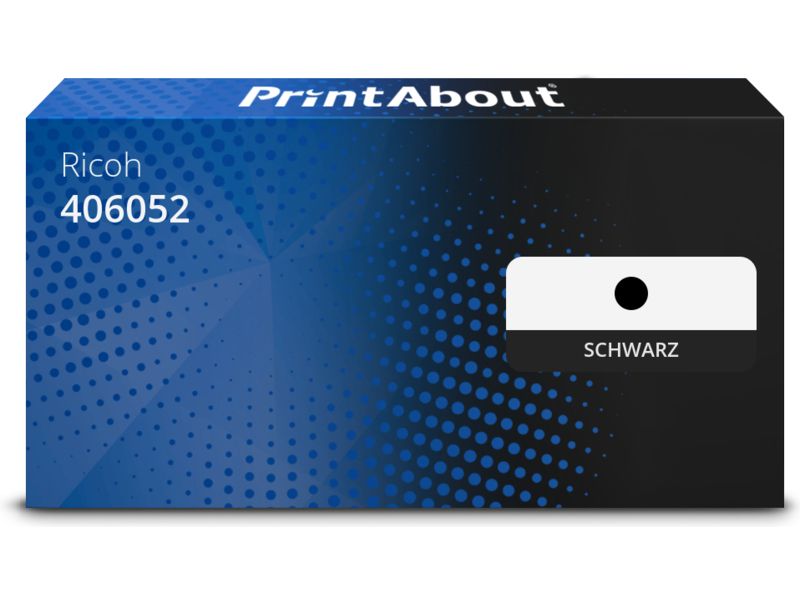 PrintAbout Toner 406052 (406094) Schwarz für Ricoh