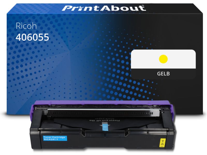 PrintAbout Toner 406055 (406106) Gelb für Ricoh