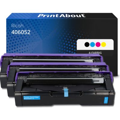 Toner kompatibel mit Ricoh 406052 (406094) - 4-farbig - Multipack