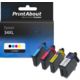 Druckerpatrone kompatibel mit Epson 34XL (C13T34764010) - 4-farbig - Hohe Kapazität - Multipack