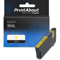 Druckerpatrone kompatibel mit Epson 35XL (C13T35944010) - Gelb - Hohe Kapazität
