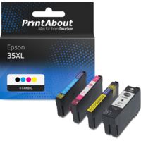 Druckerpatrone kompatibel mit Epson 35XL (T3596) - 4-Farben - Multipack