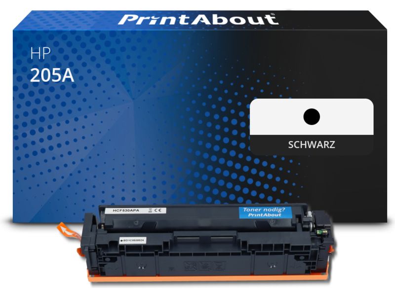 PrintAbout Toner 205A (CF530A) Schwarz für HP
