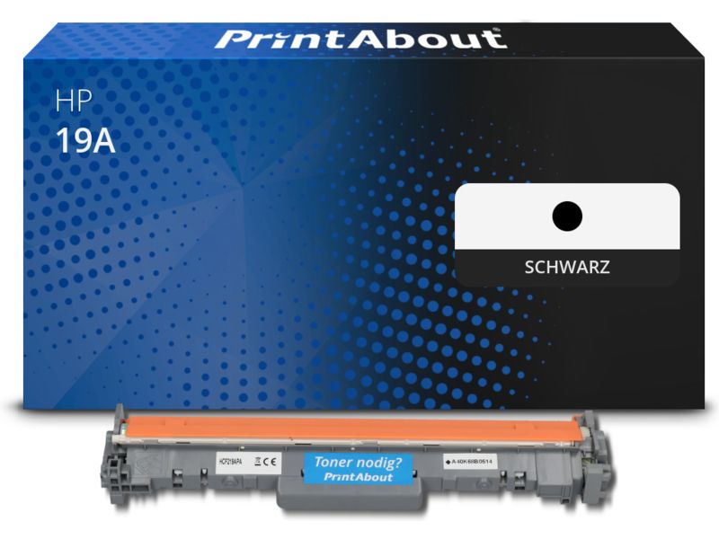 PrintAbout Trommel 19A (CF219A) Schwarz für HP