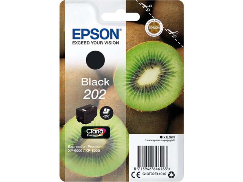 Epson 202 (C13T02E14010) - Schwarz - Druckerpatrone